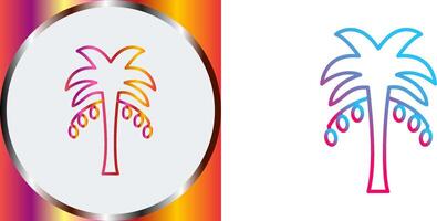 Coconut trees Icon Design vector