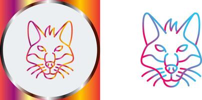 Fox Icon Design vector