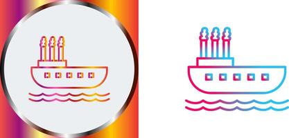 Steamboat Icon Design vector