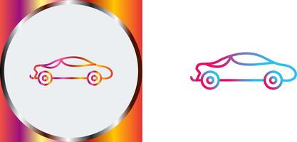 Sports Car Icon Design vector