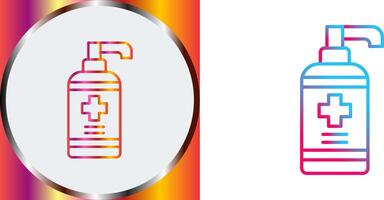 Antiseptic Icon Design vector