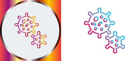 Virus Icon Design vector