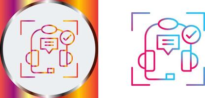 Technical Support Icon Design vector