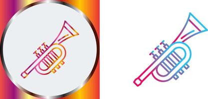 Trumpet Icon Design vector