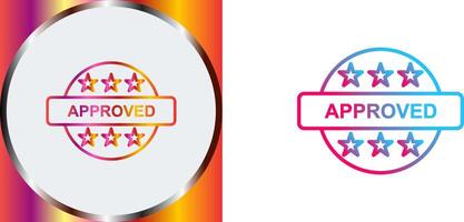 Approved Icon Design vector
