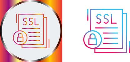 SSL Icon Design vector