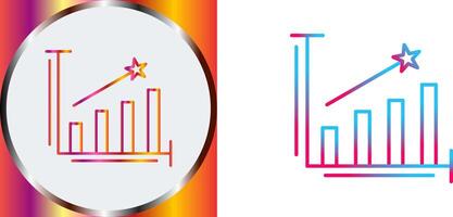 Line Bars Icon Design vector
