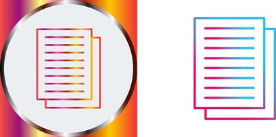 Document Icon Design vector