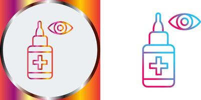 Eye Drop Icon Design vector