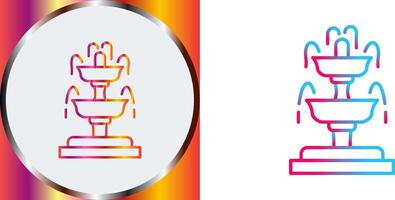 Fountain Icon Design vector