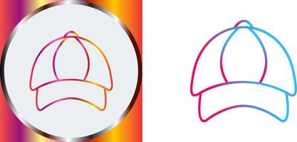 P Cap Icon Design vector