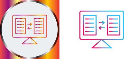 File Sharing Icon Design vector