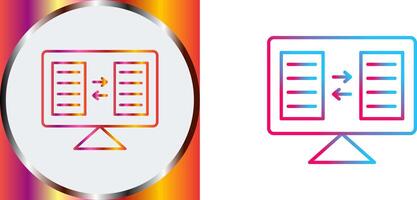 File Sharing Icon Design vector