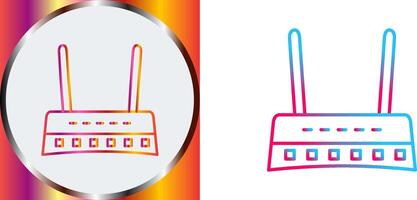 Router Icon Design vector