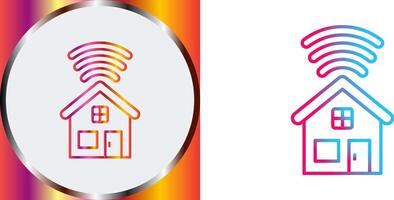 Smart House Icon Design vector