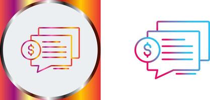 Dialog Icon Design vector