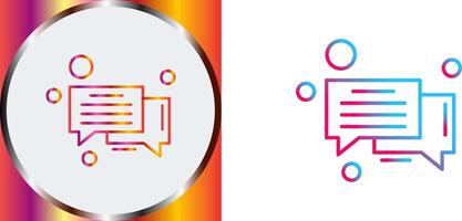 Message Bubble Icon Design vector