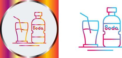 soda icono diseño vector