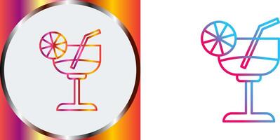 Cocktail Icon Design vector