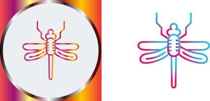 Dragonfly Icon Design vector