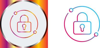 Pad Lock Icon Design vector