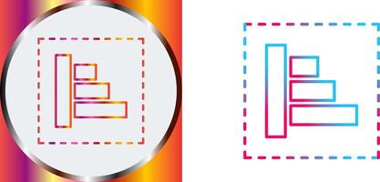 Object Alignment Icon Design vector