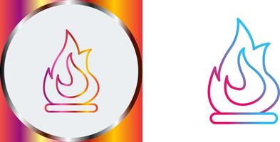 Fire Icon Design vector