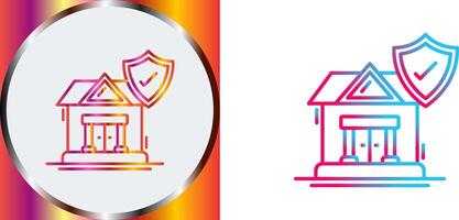 House Protection Icon Design vector