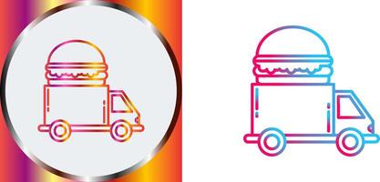 Fast Food Truck Icon Design vector