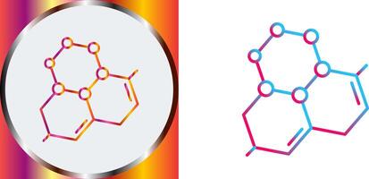 Molecule Icon Design vector