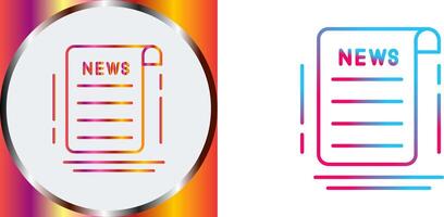 News Icon Design vector