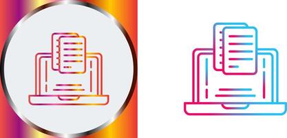 Document Icon Design vector
