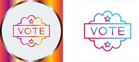 Vote Icon Design vector