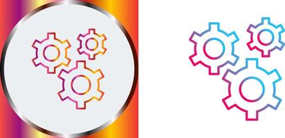 Gears Icon Design vector