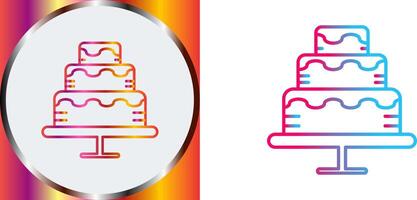 Cake Icon Design vector