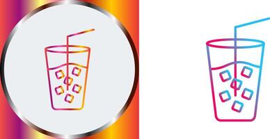 Cold Drink Icon Design vector