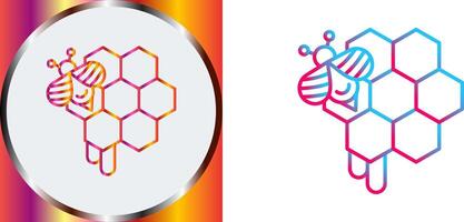 Honeycomb Icon Design vector