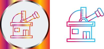Observatory Icon Design vector