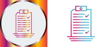 Check List Icon Design vector