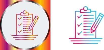 Check List Icon Design vector