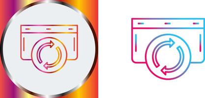 Refresh Icon Design vector
