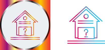 Unknown Icon Design vector
