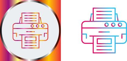 Printer Icon Design vector