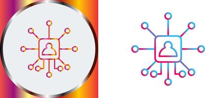 Networking Icon Design vector