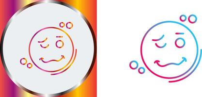 Drunk Icon Design vector