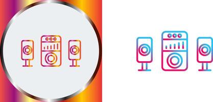 Sound System Icon Design vector