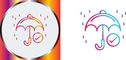 Keep Dry Icon Design vector