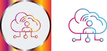 Network Icon Design vector