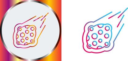 Meteorite Icon Design vector