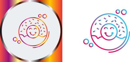 diseño de icono de donut vector